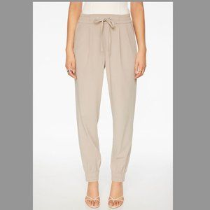 Dynamite Sacha Twill Jogger Pants - Fairy Dust Pink